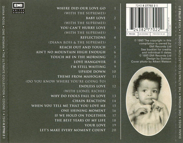 Diana Ross : One Woman - The Ultimate Collection (CD, Comp)