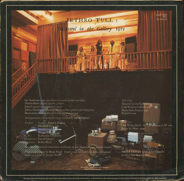 Jethro Tull : Minstrel In The Gallery (LP, Album)
