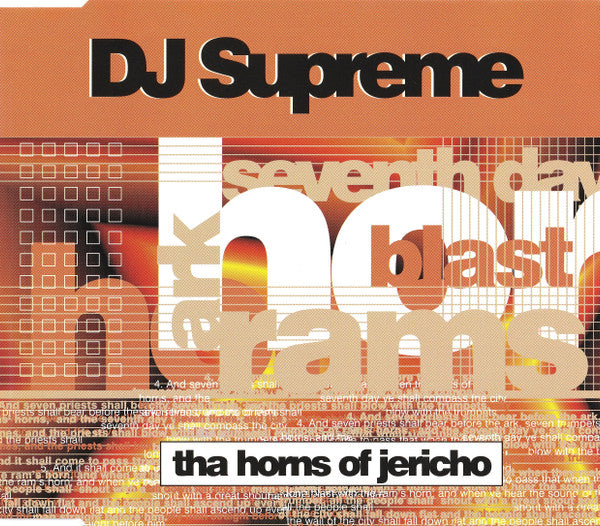 DJ Supreme : Tha Horns Of Jericho (CD, Maxi)