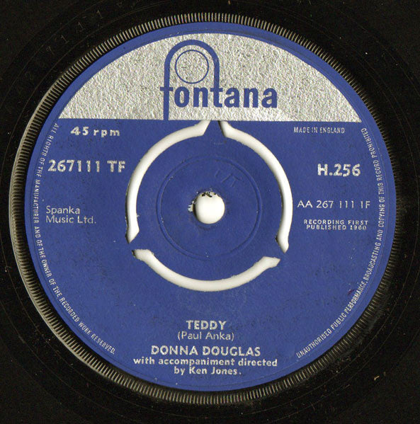 Donna Douglas (3) : Teddy / Call Me Darling (7", Single)