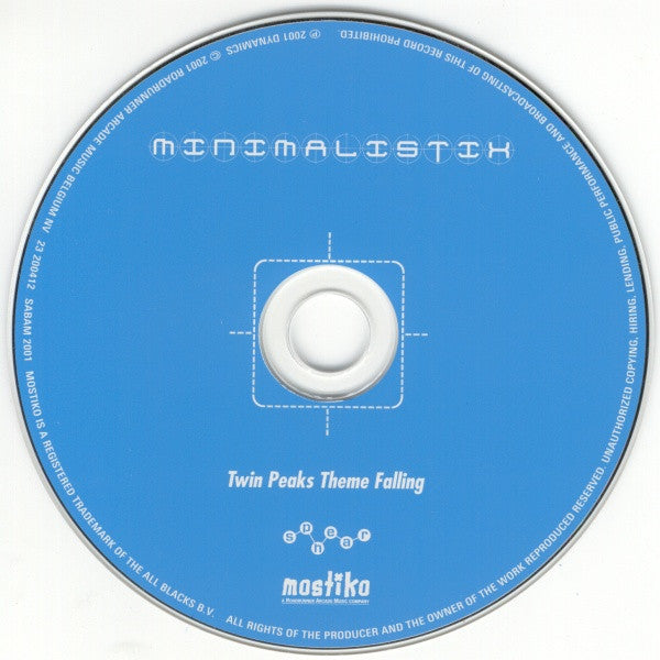 Minimalistix : Twin Peaks Theme "Falling" (CD, Single)