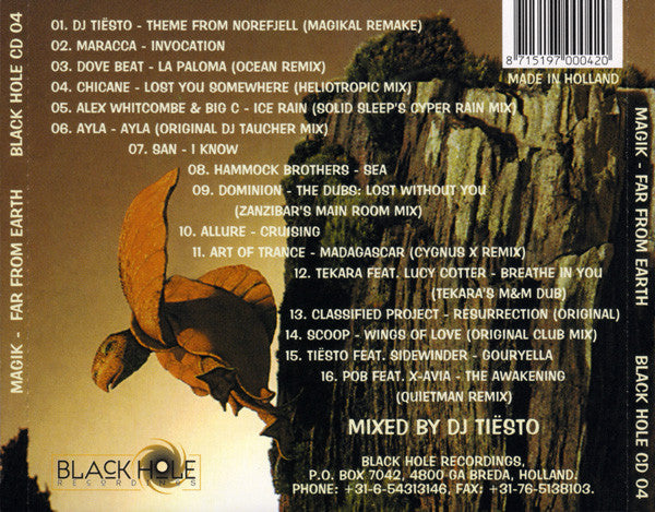 DJ Tiësto : Magik: Far From Earth (CD, Comp, Mixed)