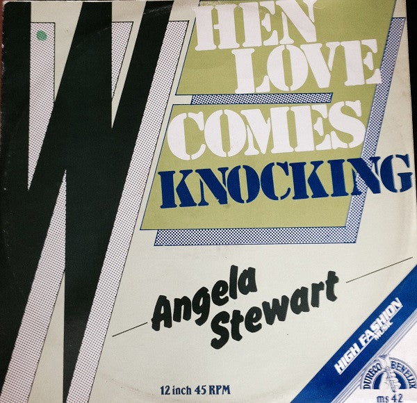 Angela Stewart : When Love Comes Knocking (12")