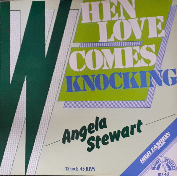 Angela Stewart : When Love Comes Knocking (12")