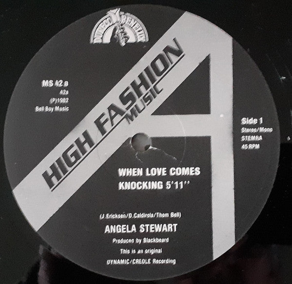 Angela Stewart : When Love Comes Knocking (12")