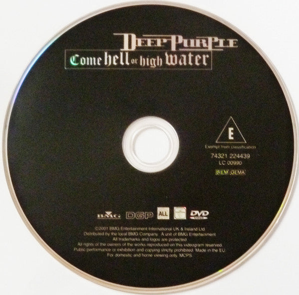 Deep Purple : Come Hell Or High Water (DVD-V, Multichannel, PAL)