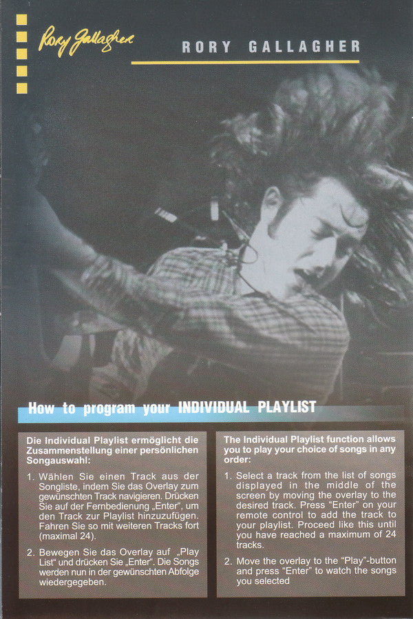 Rory Gallagher : At Rockpalast (DVD-V, PAL)