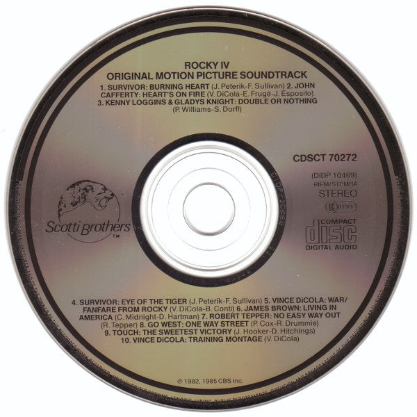 Various : Rocky IV (Original Motion Picture Soundtrack) (CD)