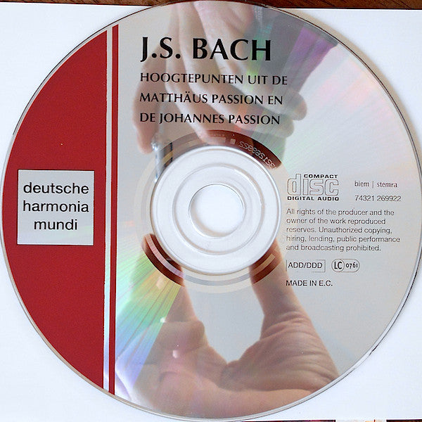 Johann Sebastian Bach, Gustav Leonhardt, La Petite Bande, Sigiswald Kuijken : Hoogtepunten Uit Matthäus Passion En Johannes Passion (CD, Smplr)