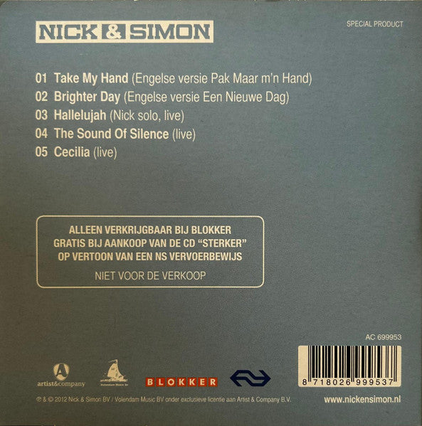 Nick & Simon : Speciaal Mini Album (CD, MiniAlbum, Comp, Ltd)
