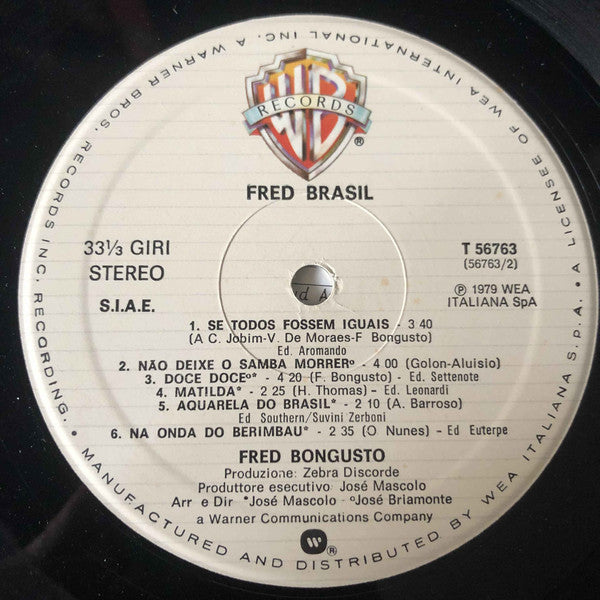 Fred Bongusto : Fred Brasil (LP, Album)