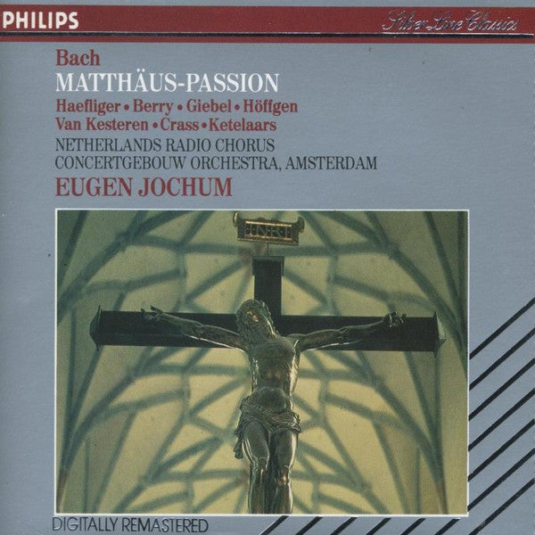 Bach* / Haefliger* •  Berry* •  Giebel* •  Höffgen* •  Van Kesteren* •  Crass* •  Ketelaars* •  Netherlands Radio Chorus* •  Concertgebouw Orchestra, Amsterdam* •  Eugen Jochum : Matthäus-Passion (3xCD, Album, RE + Box, Sli)