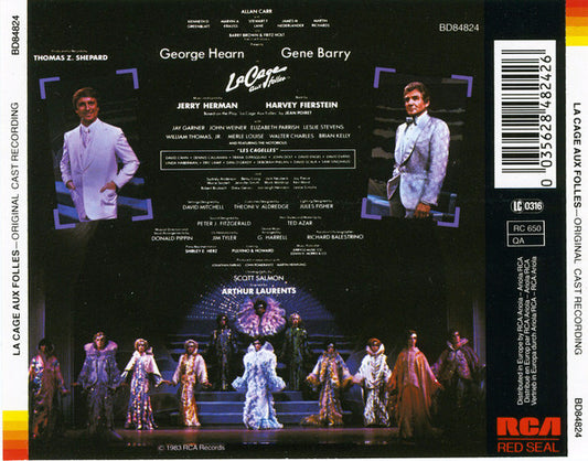 Jerry Herman : La Cage Aux Folles (The Broadway Musical) - Original Cast Recording (CD, Album, RE)
