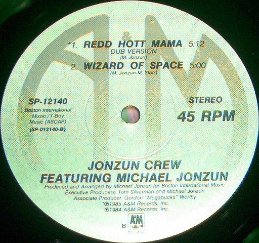 The Jonzun Crew Featuring Michael Jonzun : Redd Hott Mama (12")