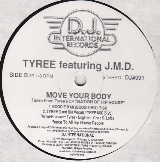 Tyree Cooper Featuring J.M.D. : Move Your Body (12")