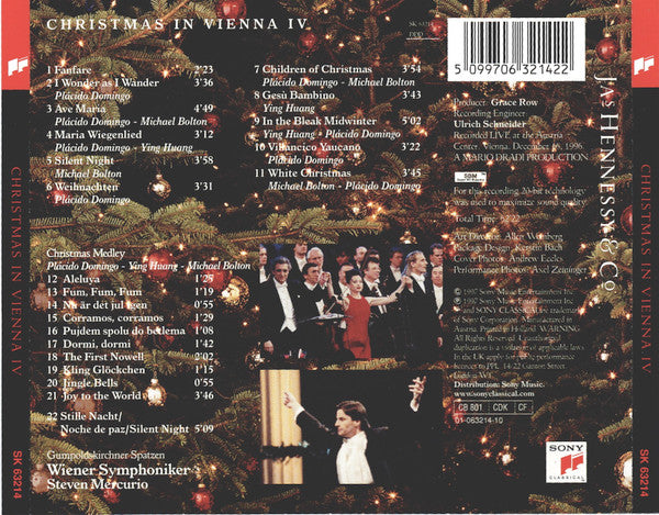 Placido Domingo, Ying Huang, Michael Bolton : Christmas In Vienna IV (CD, Album)