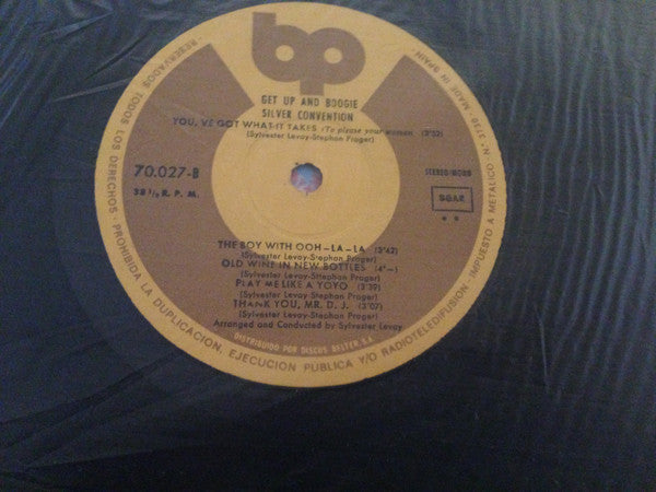 Silver Convention : Get Up And Boogie (LP, Album)
