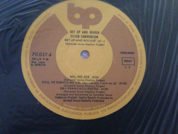 Silver Convention : Get Up And Boogie (LP, Album)