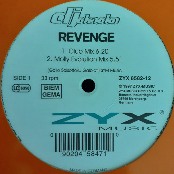 DJ Dado : Revenge (12")