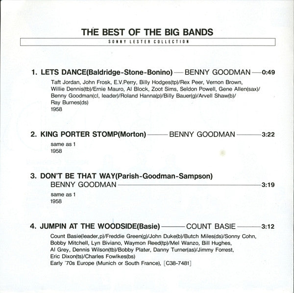 Various : The Best Of The Big Bands (CD, Comp)