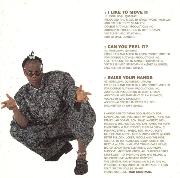 Reel 2 Real Featuring The Mad Stuntman : Move It! (CD, Album)