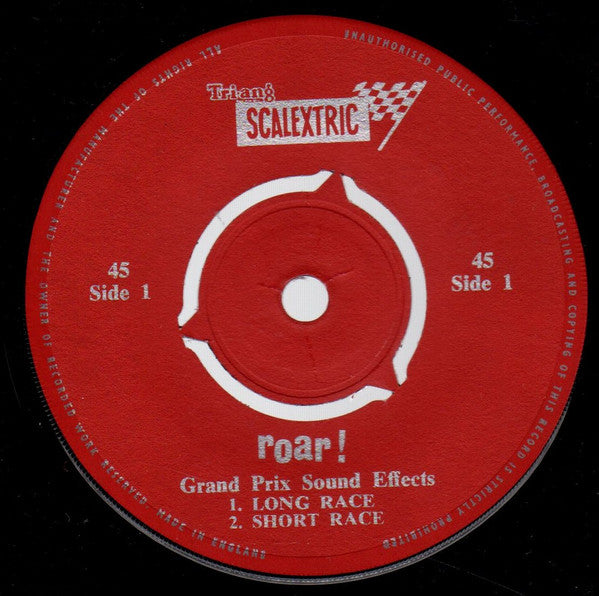 No Artist : Roar! Authentic Sound Thrills Of Grand Prix & T.T. Racing (7", EP)