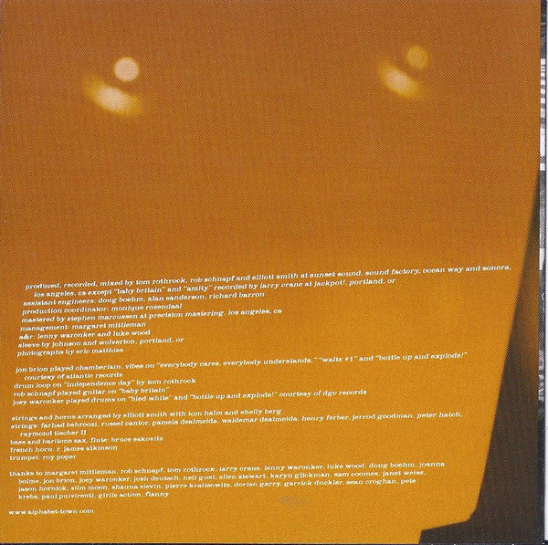 Elliott Smith : XO (CD, Album, RE, RP)