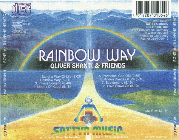 Oliver Shanti & Friends : Rainbow Way (CD, Album, RM)