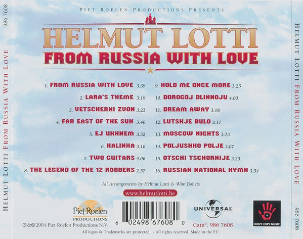 Helmut Lotti : From Russia With Love (CD, Album)