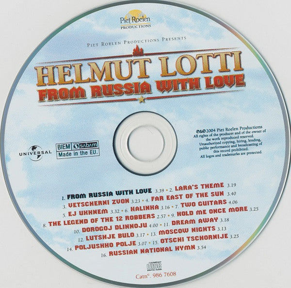 Helmut Lotti : From Russia With Love (CD, Album)