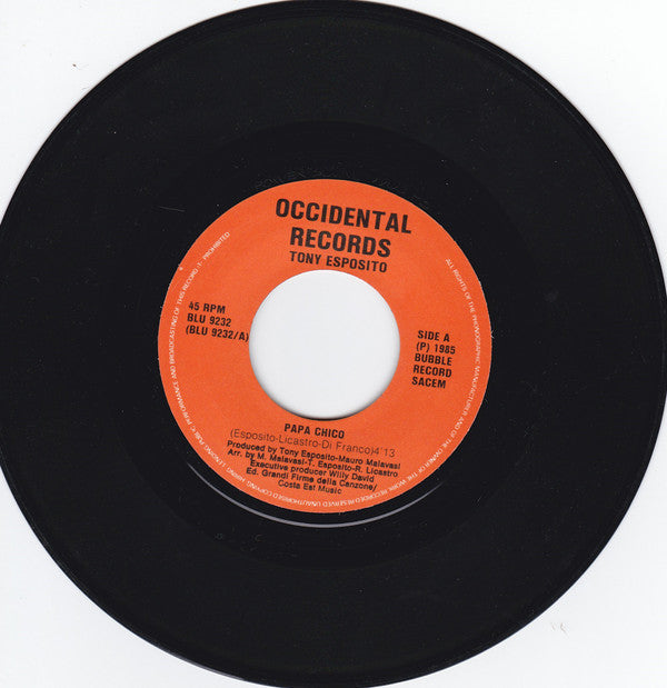 Tony Esposito : Papa Chico (7", Single, Ora)
