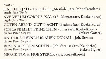 De Mastreechter Staar o.l.v. Martin Koekelkoren : Jubileum Concert (LP, Album, Mono)