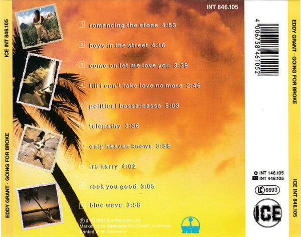 Eddy Grant : Going For Broke (CD, Album)