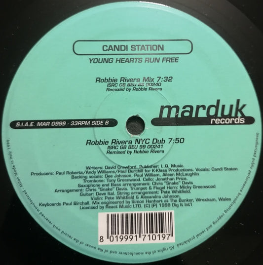 Candi Staton : Young Hearts Run Free (12")