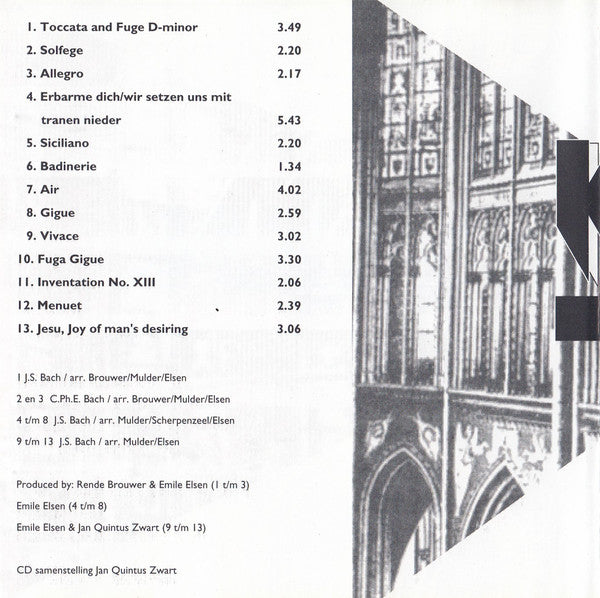 Kajem : Play Bach (CD, Album, Comp)