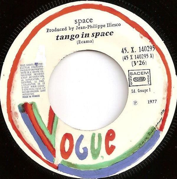 Space : Tango In Space (7", Single)
