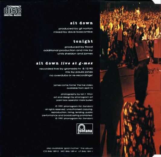 James : Sit Down (CD, Single)