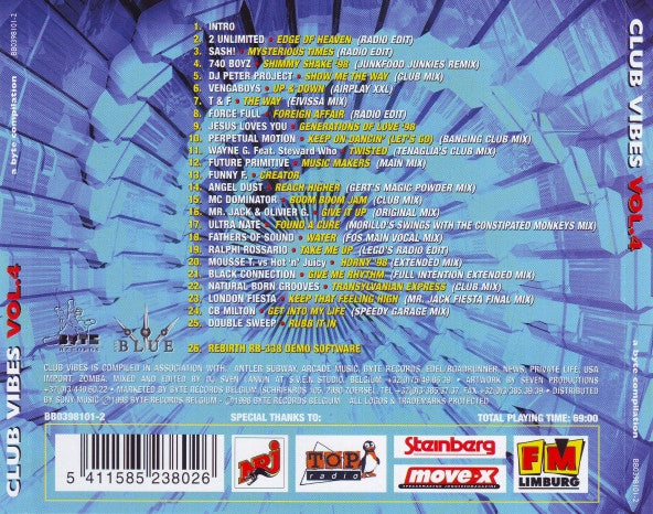 Various : Club Vibes Vol.4 (A Byte Compilation) (CD, Enh, Mixed)