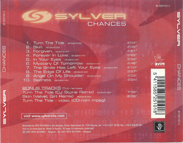 Sylver : Chances (CD, Album, Enh)