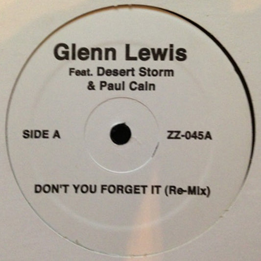 Glenn Lewis : Don't You Forget It / Special Delivery  (12", Unofficial)