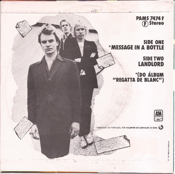 The Police : Message In A Bottle (7", Single)