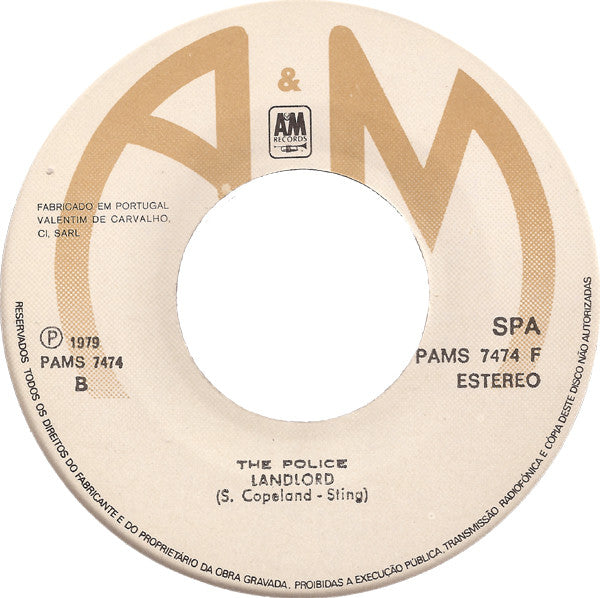 The Police : Message In A Bottle (7", Single)