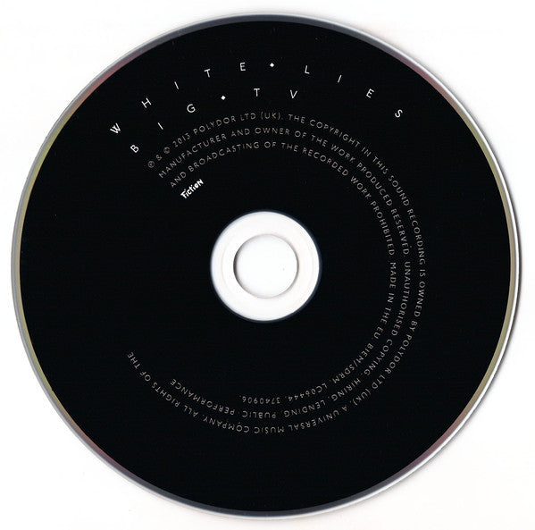 White Lies (2) : Big TV (CD, Album)