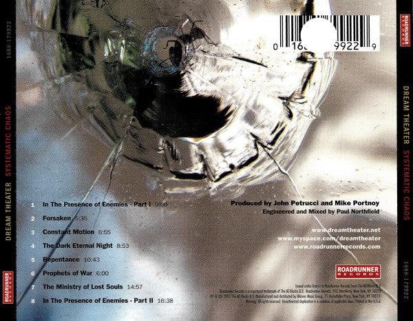 Dream Theater : Systematic Chaos (CD, Album)