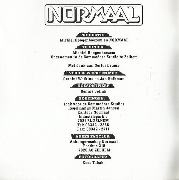 Normaal : Buugen Of Basten (CD, Album)