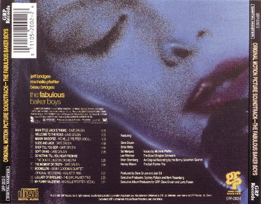 Dave Grusin : The Fabulous Baker Boys (Original Motion Picture Soundtrack) (CD, Album)