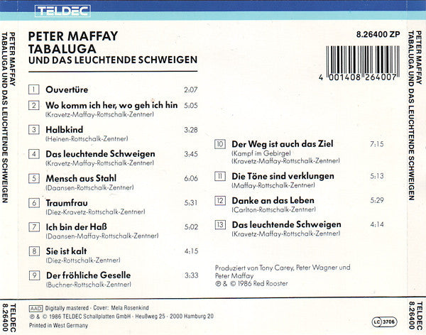Peter Maffay : Tabaluga Und Das Leuchtende Schweigen (CD, Album)
