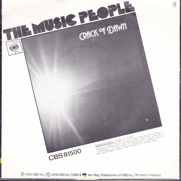 Crack Of Dawn : It's Alright (This Feeling) (7")