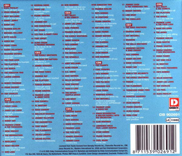 Various : More 50's - 160 More Greatest Hits Of The 50's (8xCD, Comp + Box)
