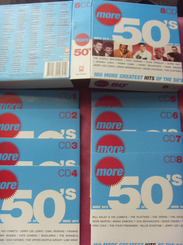 Various : More 50's - 160 More Greatest Hits Of The 50's (8xCD, Comp + Box)